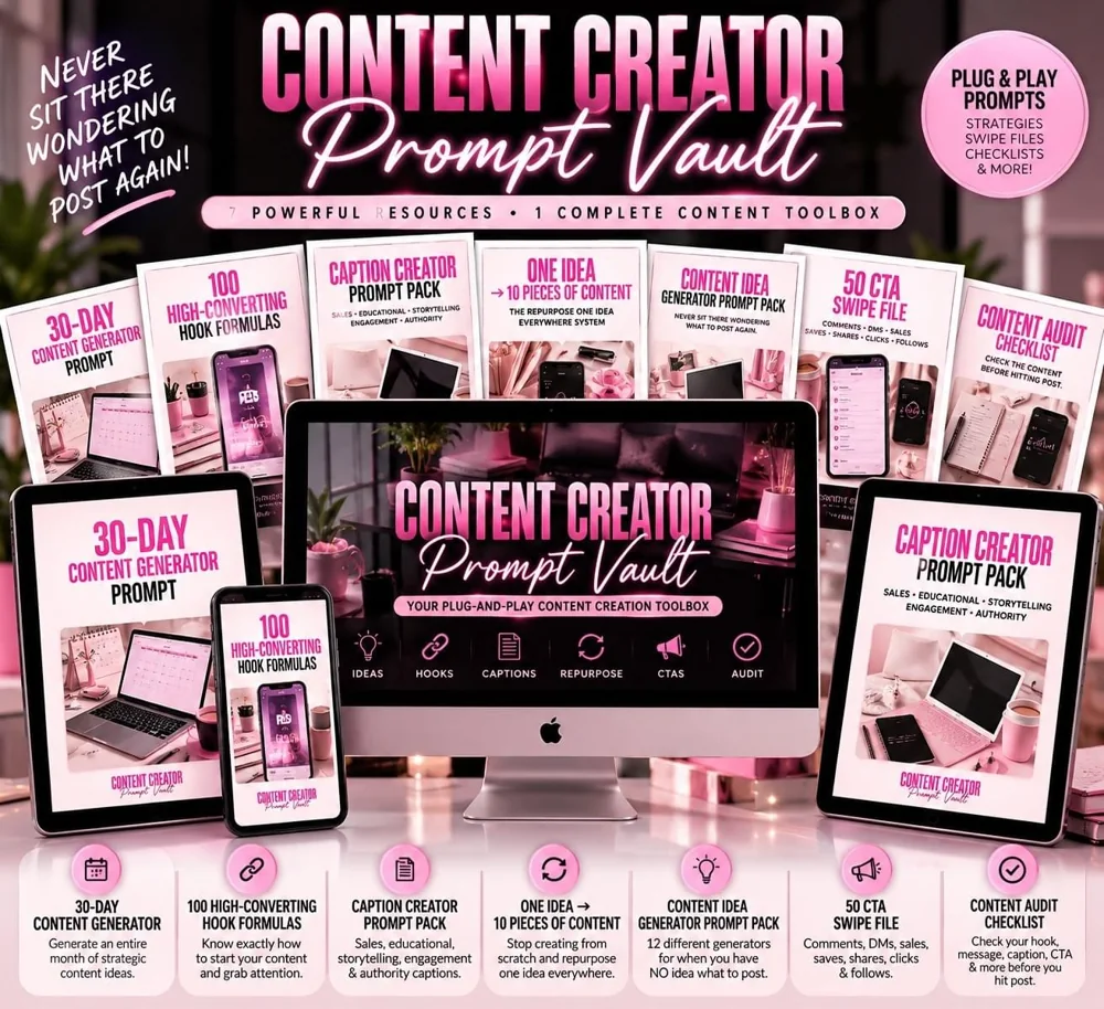 The Content Creator Prompt Vault